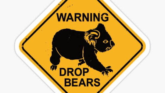 Drop bears do existのバナー
