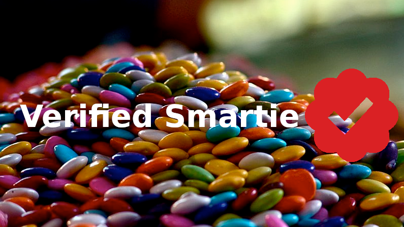 Verified Smartieのバナー