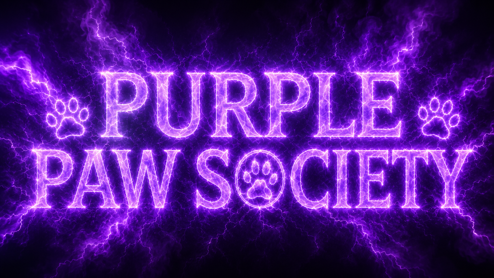 purple paw societyのバナー