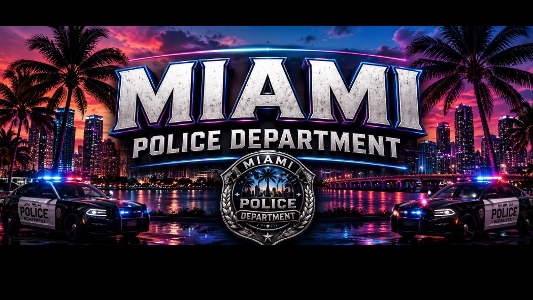 Miami police departmentのバナー