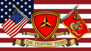 3rd Marine Division USMC modern dayのバナー