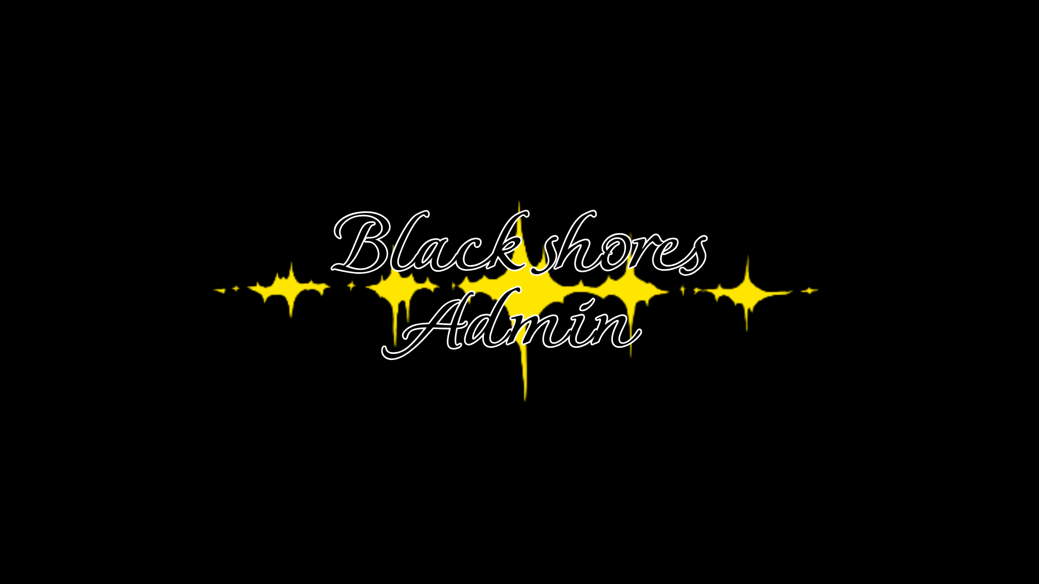 Black Shores Adminのバナー