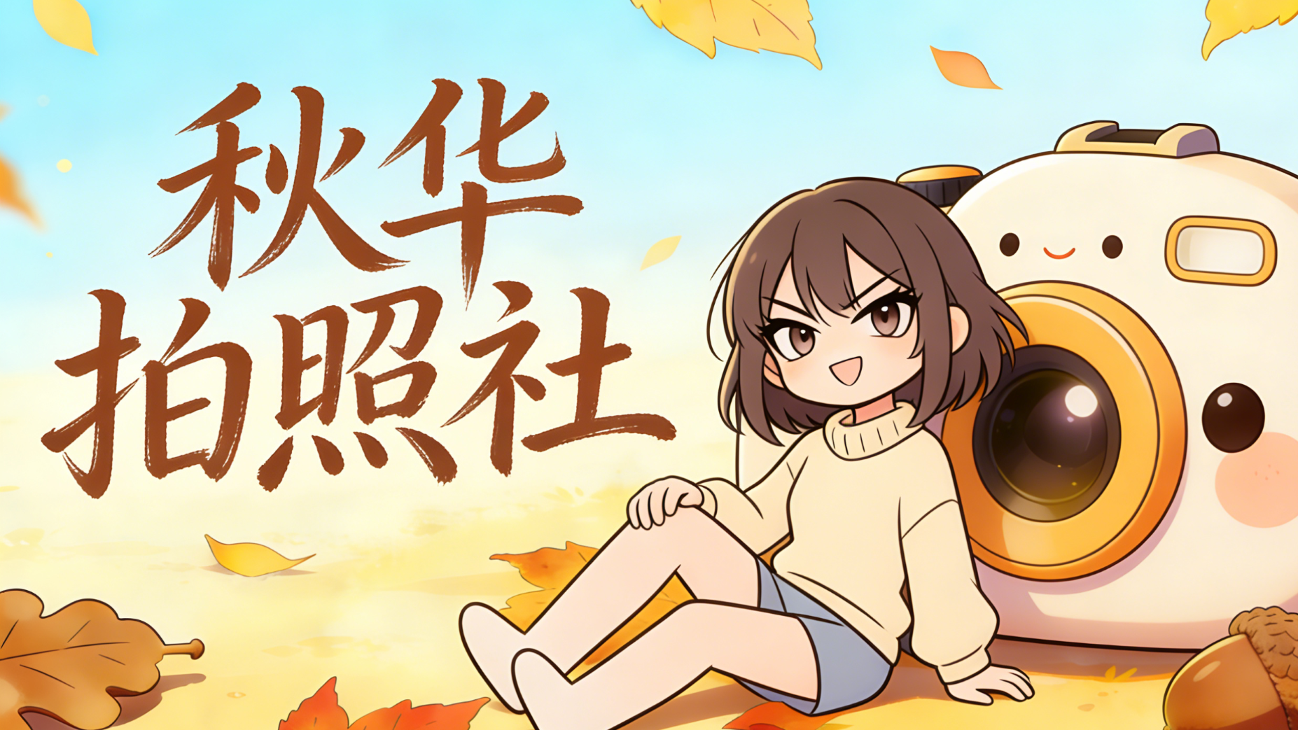 秋华拍照社のバナー