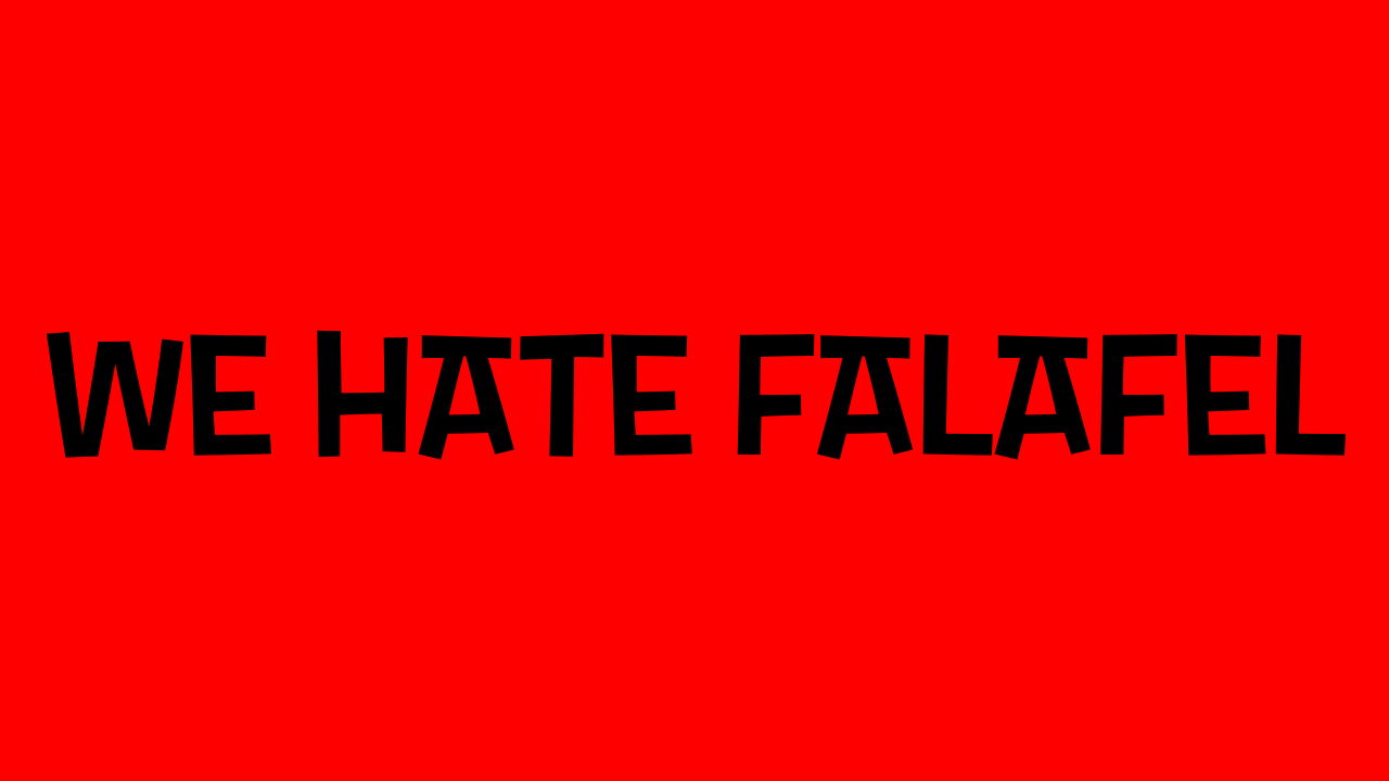 Falafel HATES groupのバナー