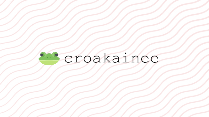 croakainee fanclubのバナー