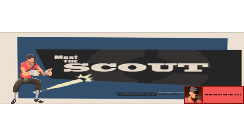 I AM THE SCOUT HEREのバナー