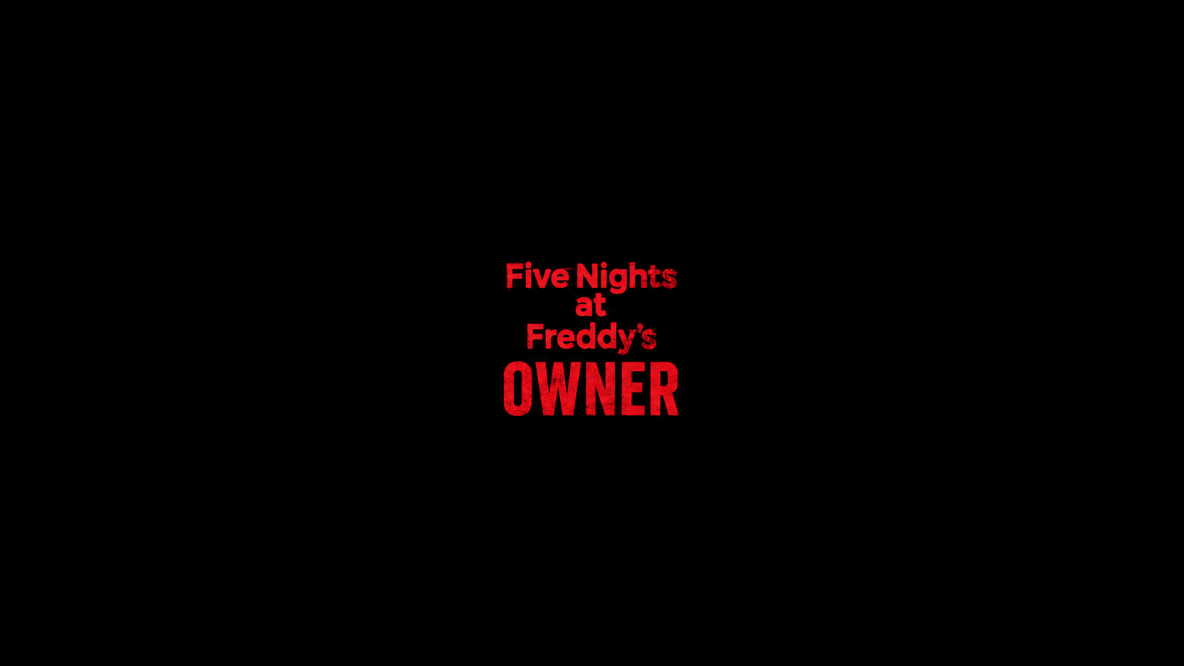 five nights at freddys ownerのバナー