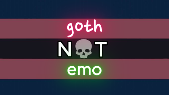 Goth NOT Emoのバナー