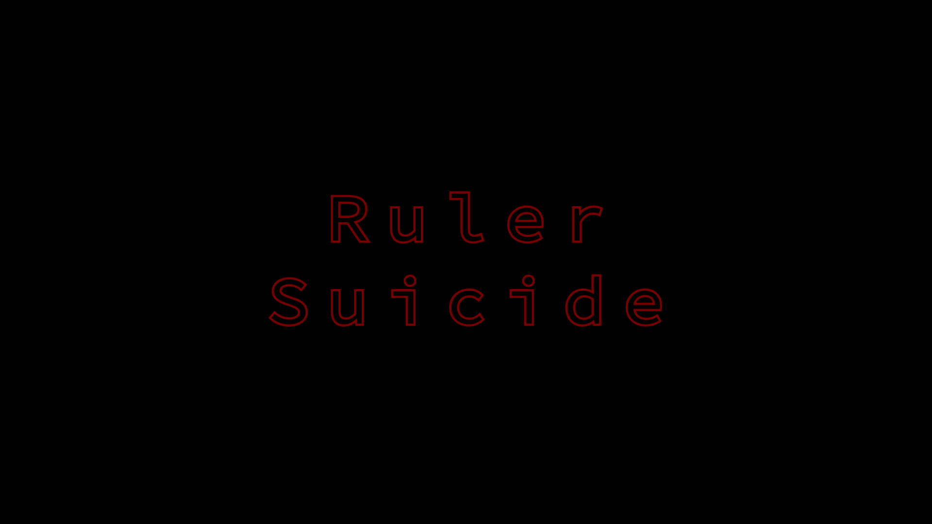 ＲｕｌｅｒｏｆＳｕｉｃｉｄｅのバナー