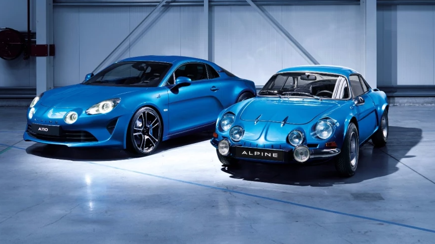 Alpine A110のバナー
