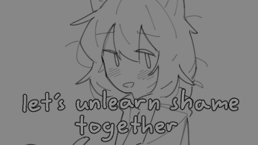 let's unlearn shame togetherのバナー
