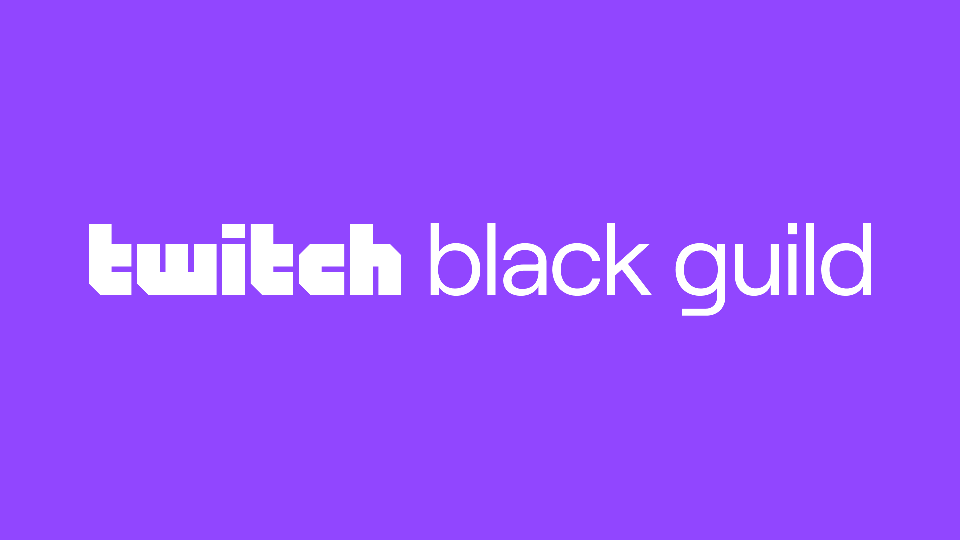 Twitch Black Guildのバナー