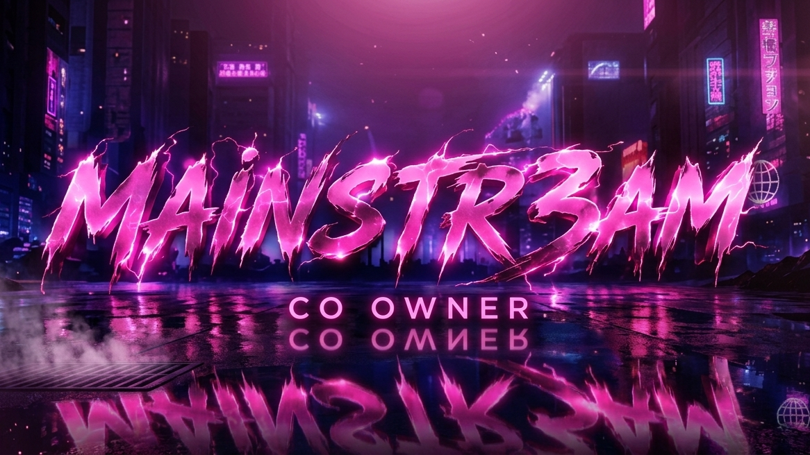 MAINSTR3AM CO OWNERのバナー