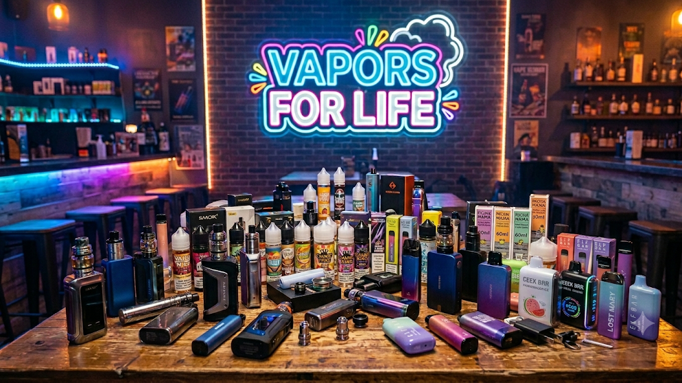 Vapors for lifeのバナー