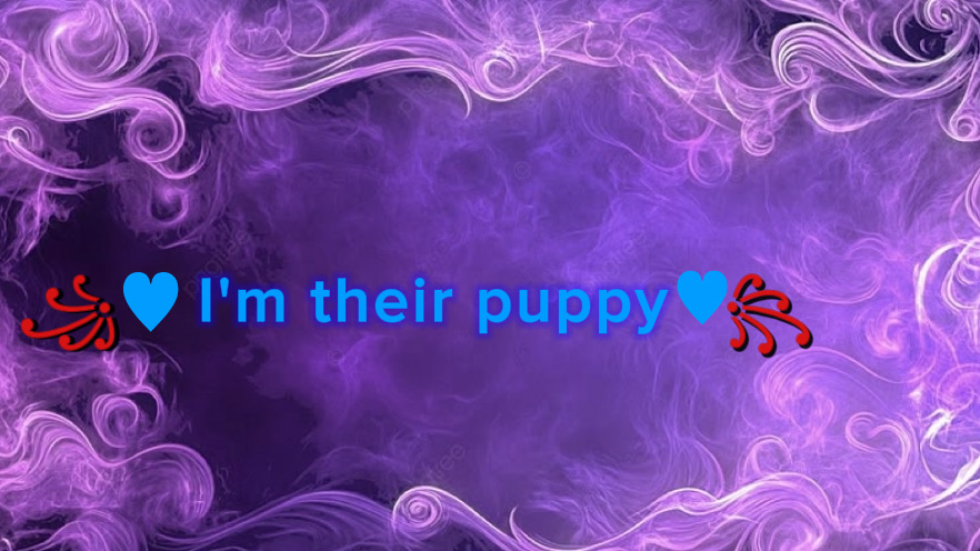 I'm their puppyෆのバナー