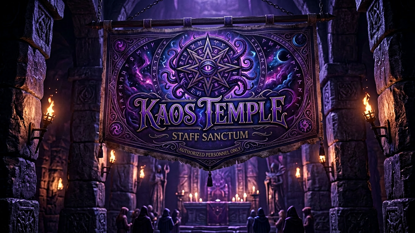 Kaos Temple Staffのバナー