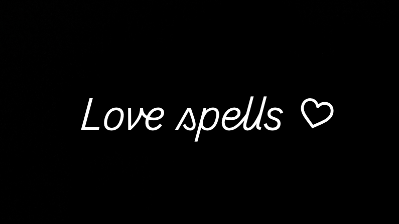 ʚlove spellsɞのバナー