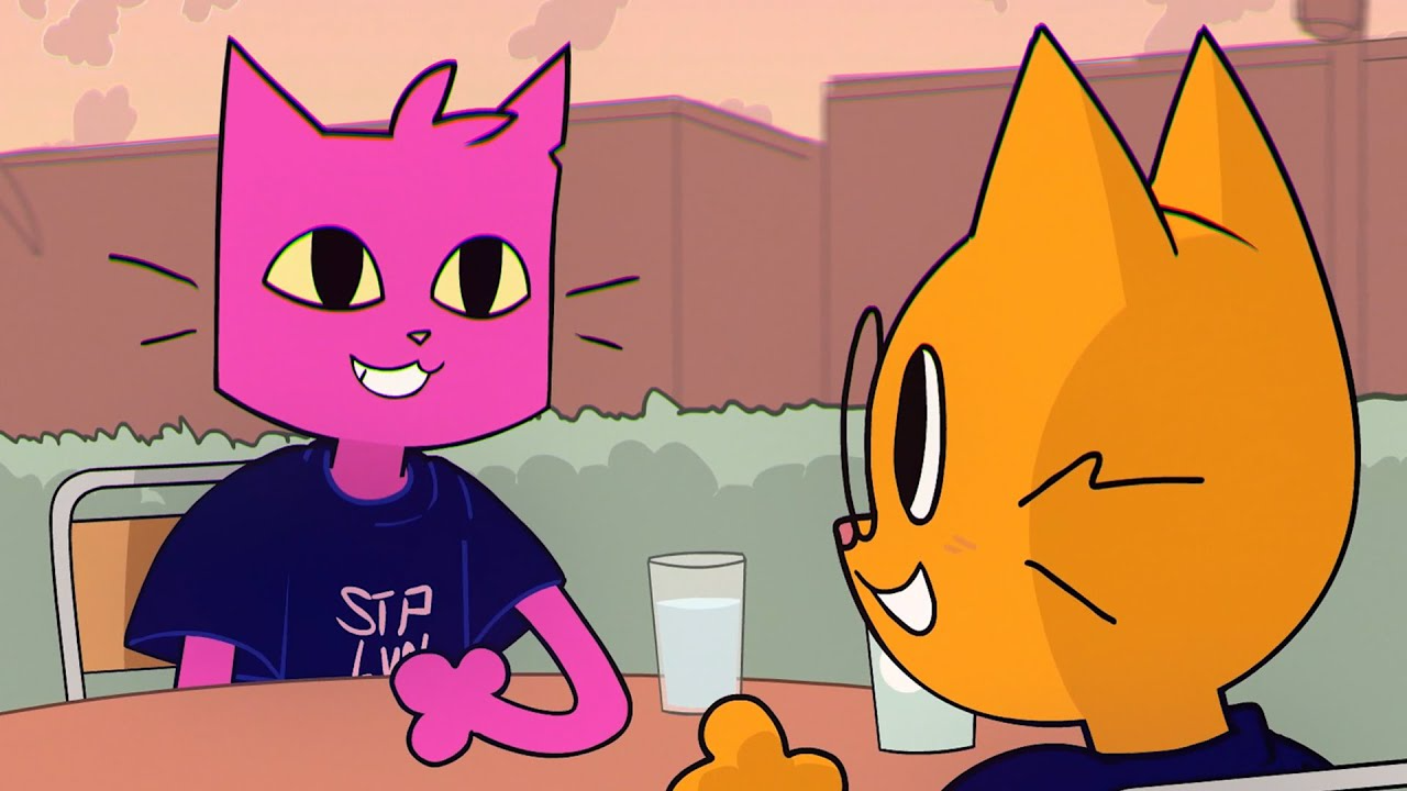 Two gay cats
