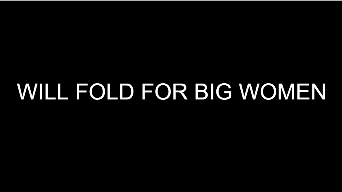 WillFoldForBigWomenのバナー