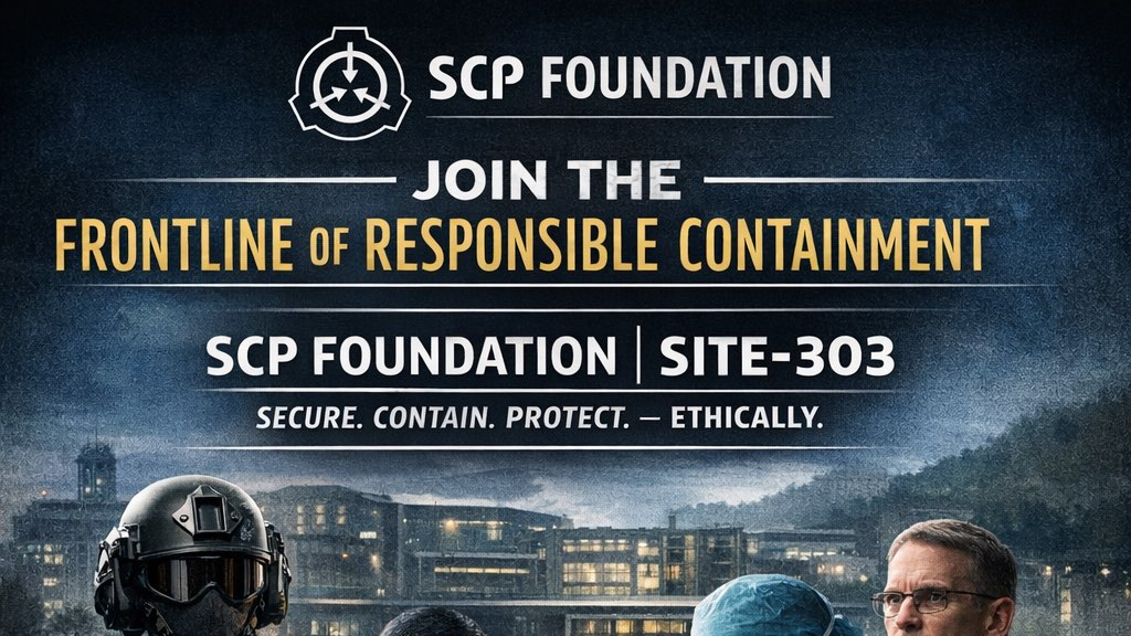 SCP Foundation Site 303のバナー