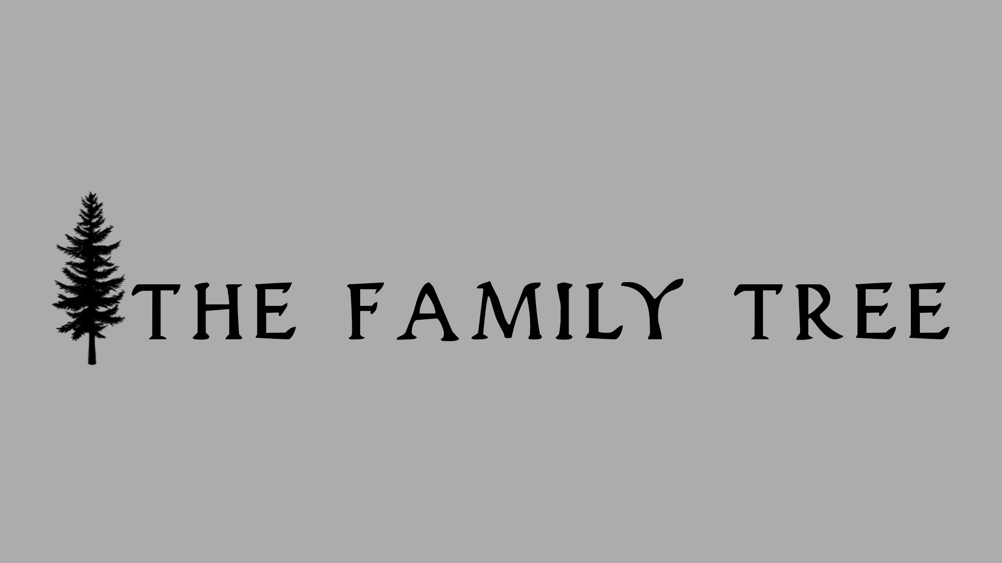 The family treeのバナー