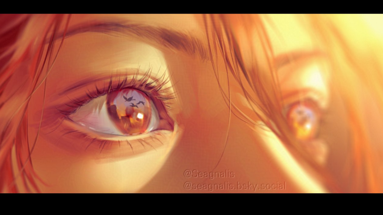right before my eyesのバナー