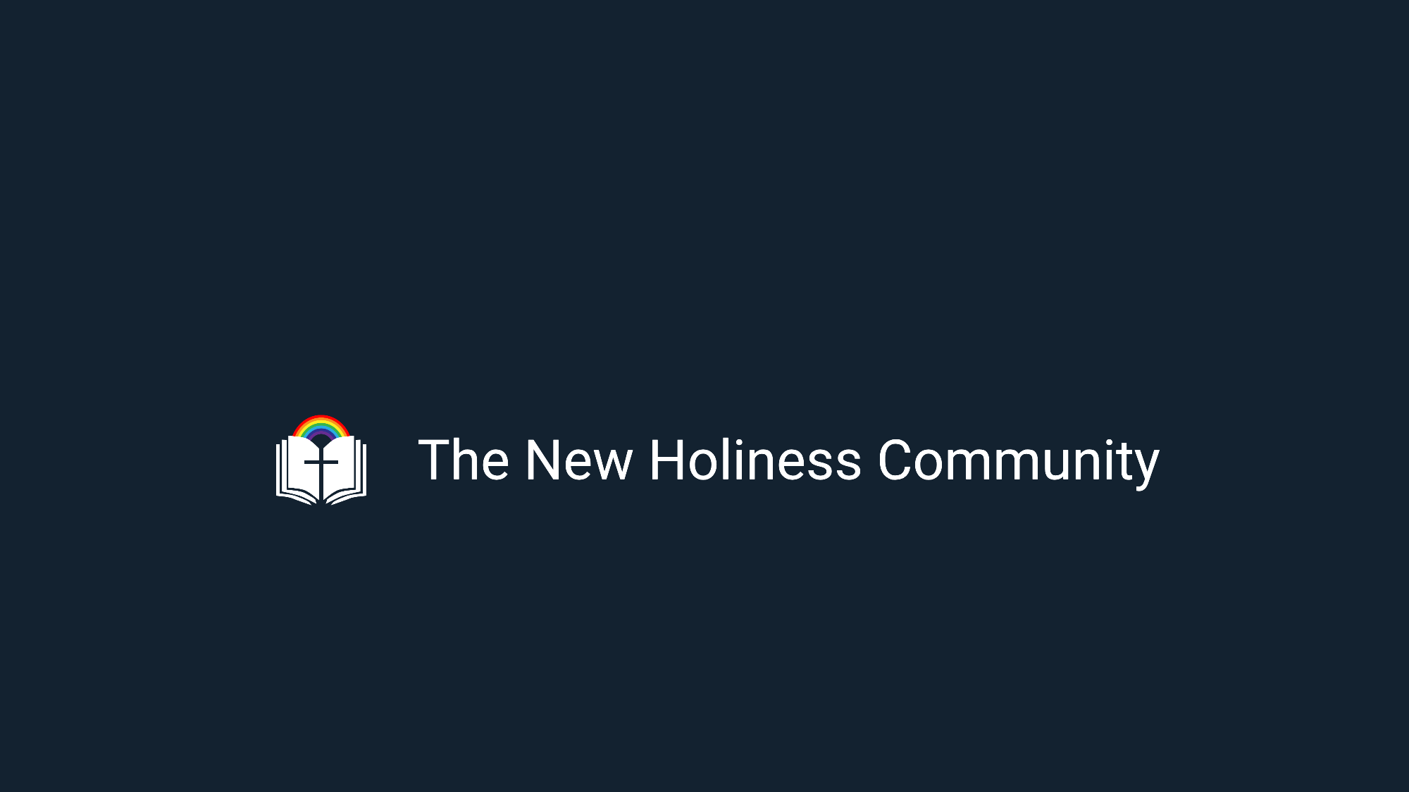 The New Holiness Communityのバナー