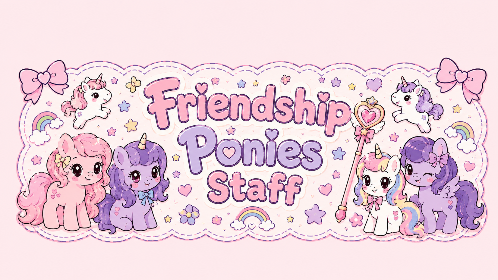 friendship ponies staff