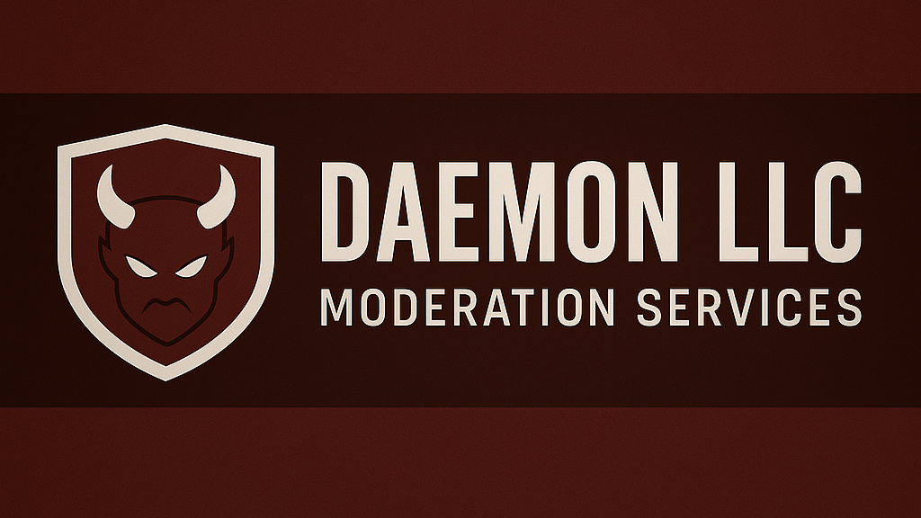 Daemon LLC Moderation Servicesのバナー