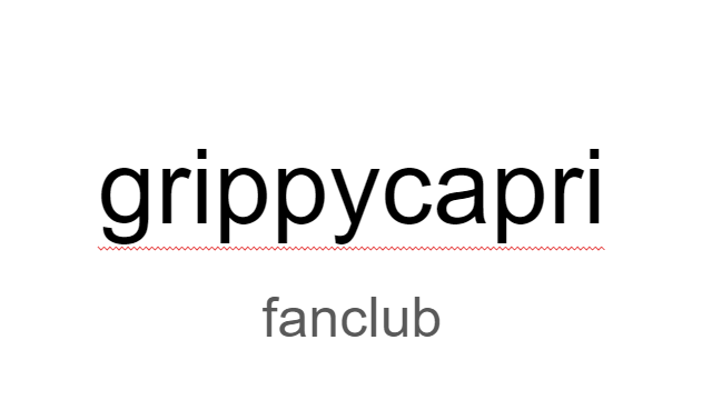 GOATcapri fan groupのバナー
