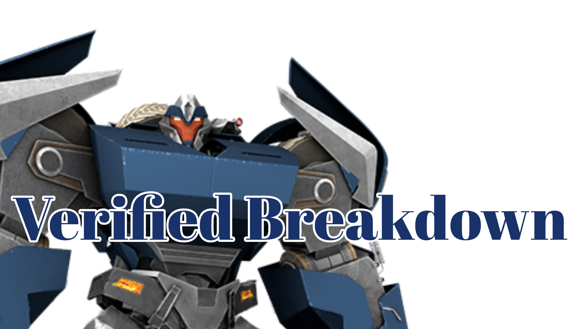 Verified Breakdownのバナー