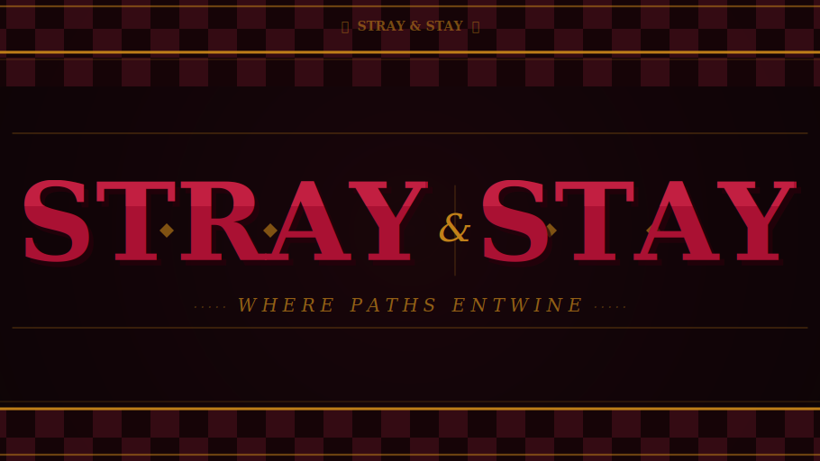 Stray＆Stayのバナー