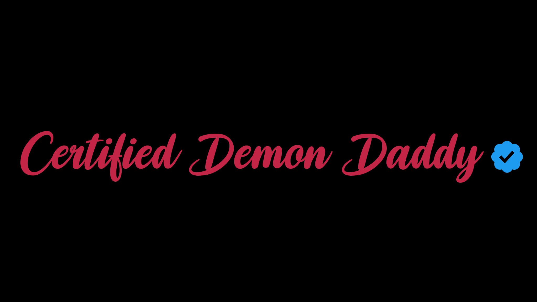 Certified Demon Daddyのバナー