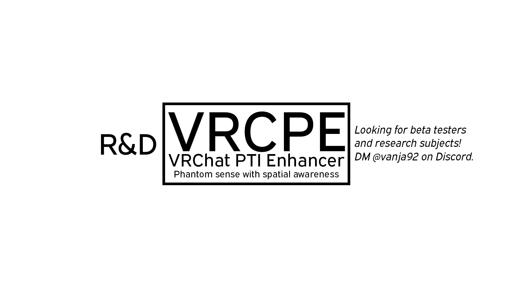 VRCPE R＆D