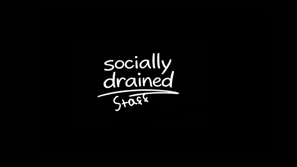 Socially Drained Staffのバナー