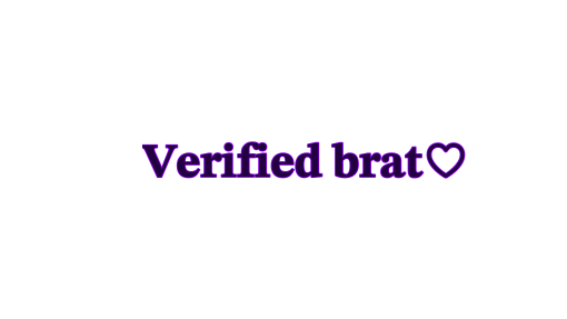 Verified brats
