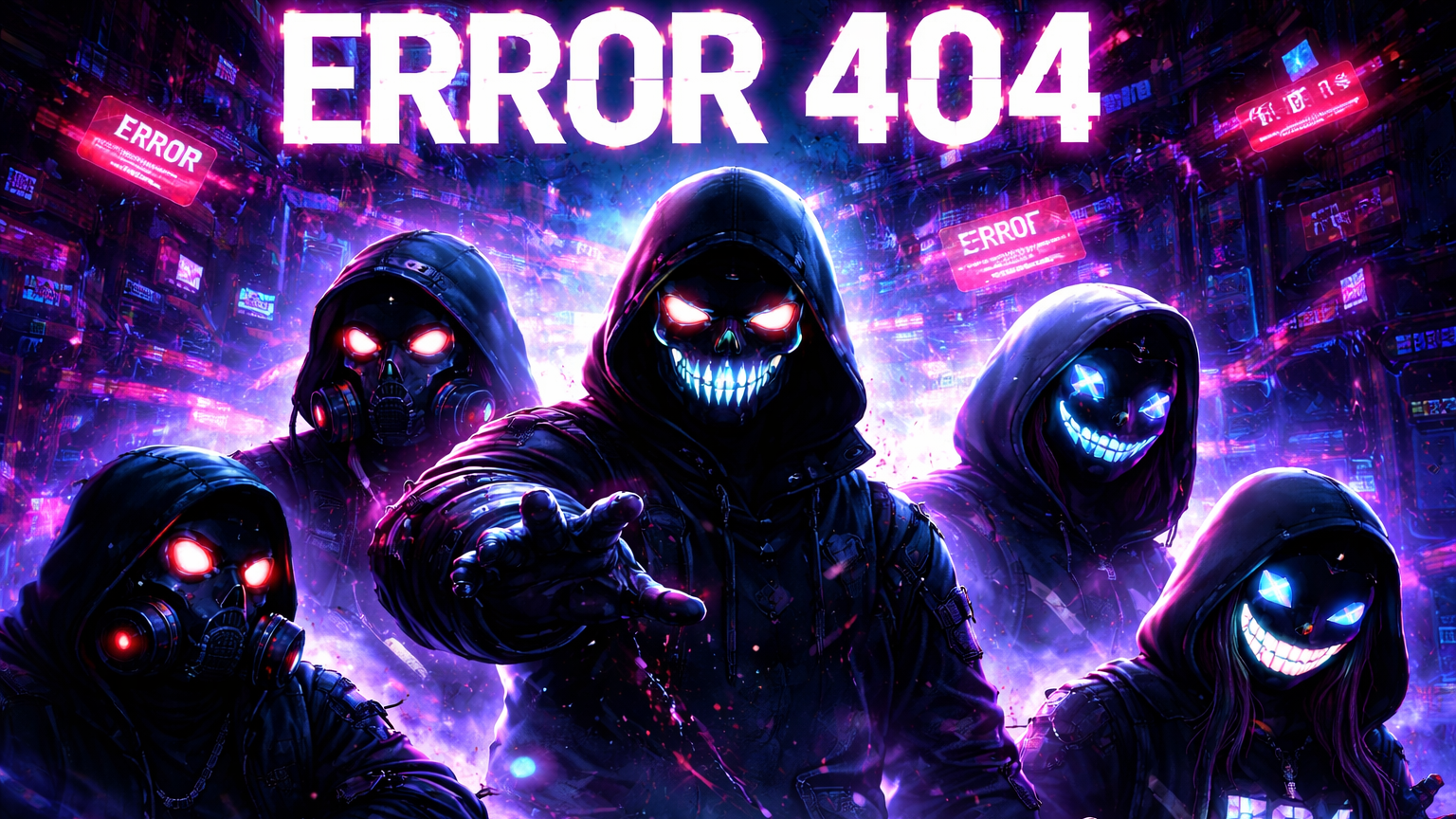 Error 404のバナー