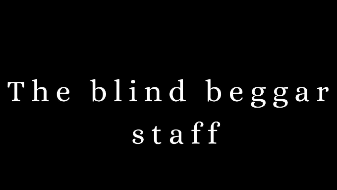Theblind beggar staffのバナー