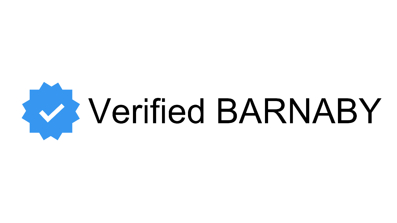 Verified barnabyのバナー