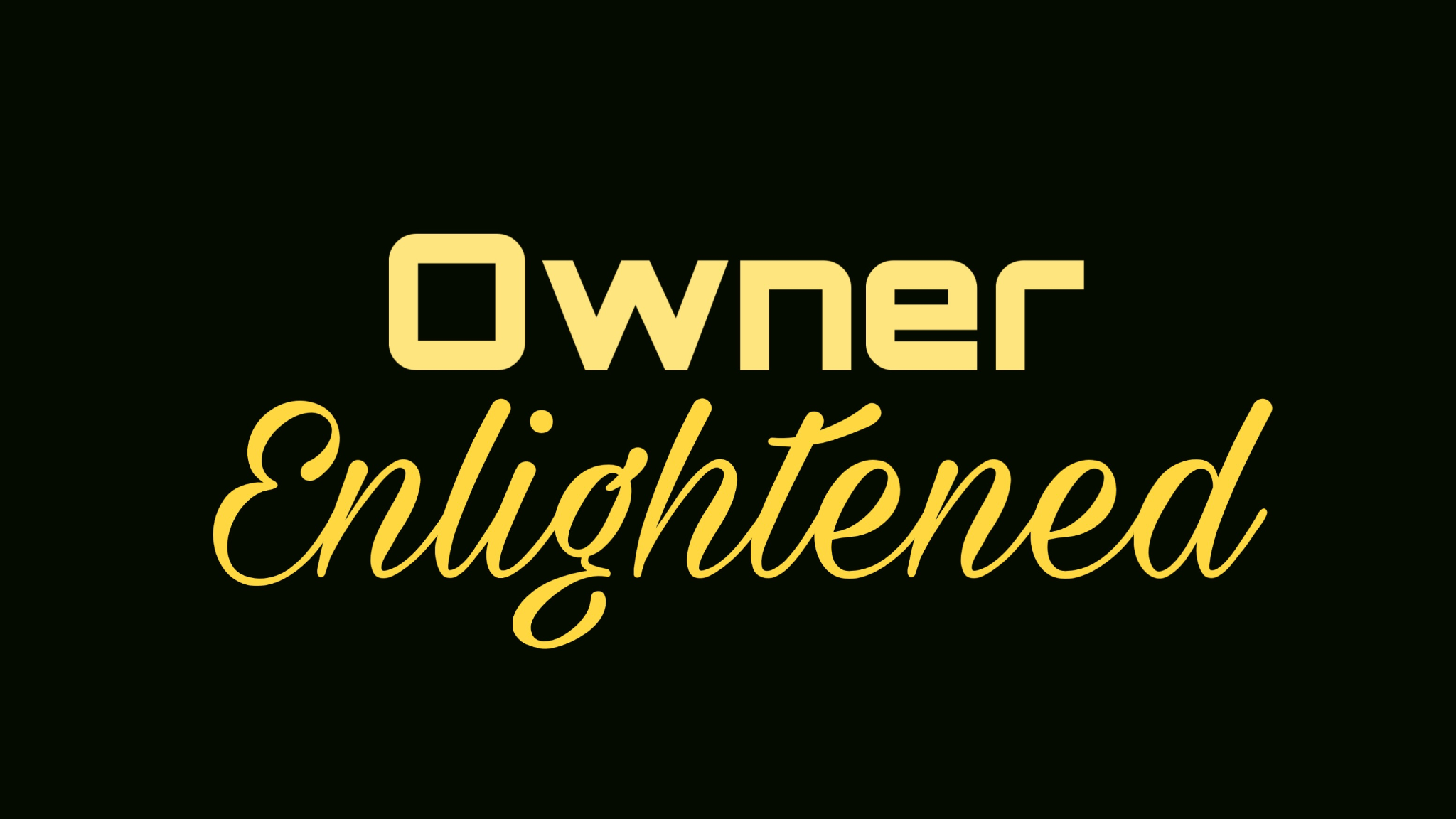 Enlightened ownerのバナー