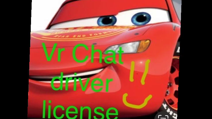 VR Chat drivers licenseのバナー
