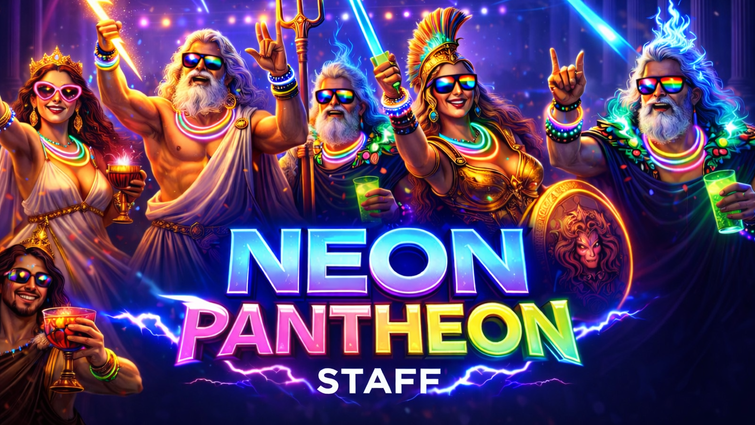 Neon Pantheon Staffのバナー