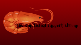 emotional support shrimpのバナー