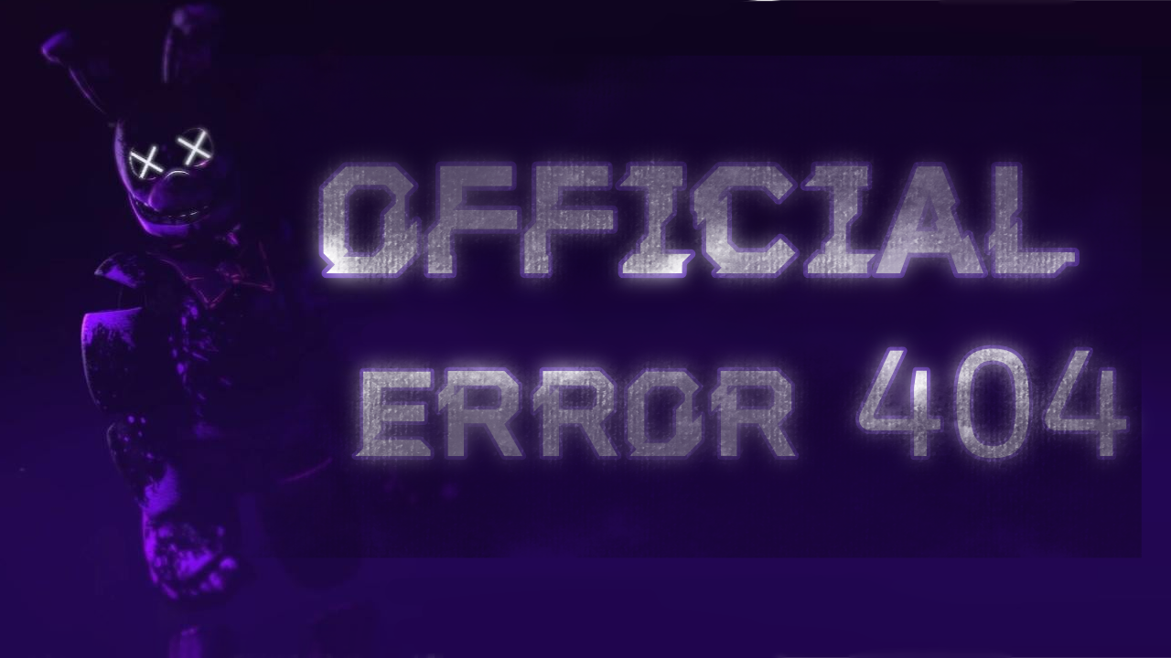 Official Error 404のバナー