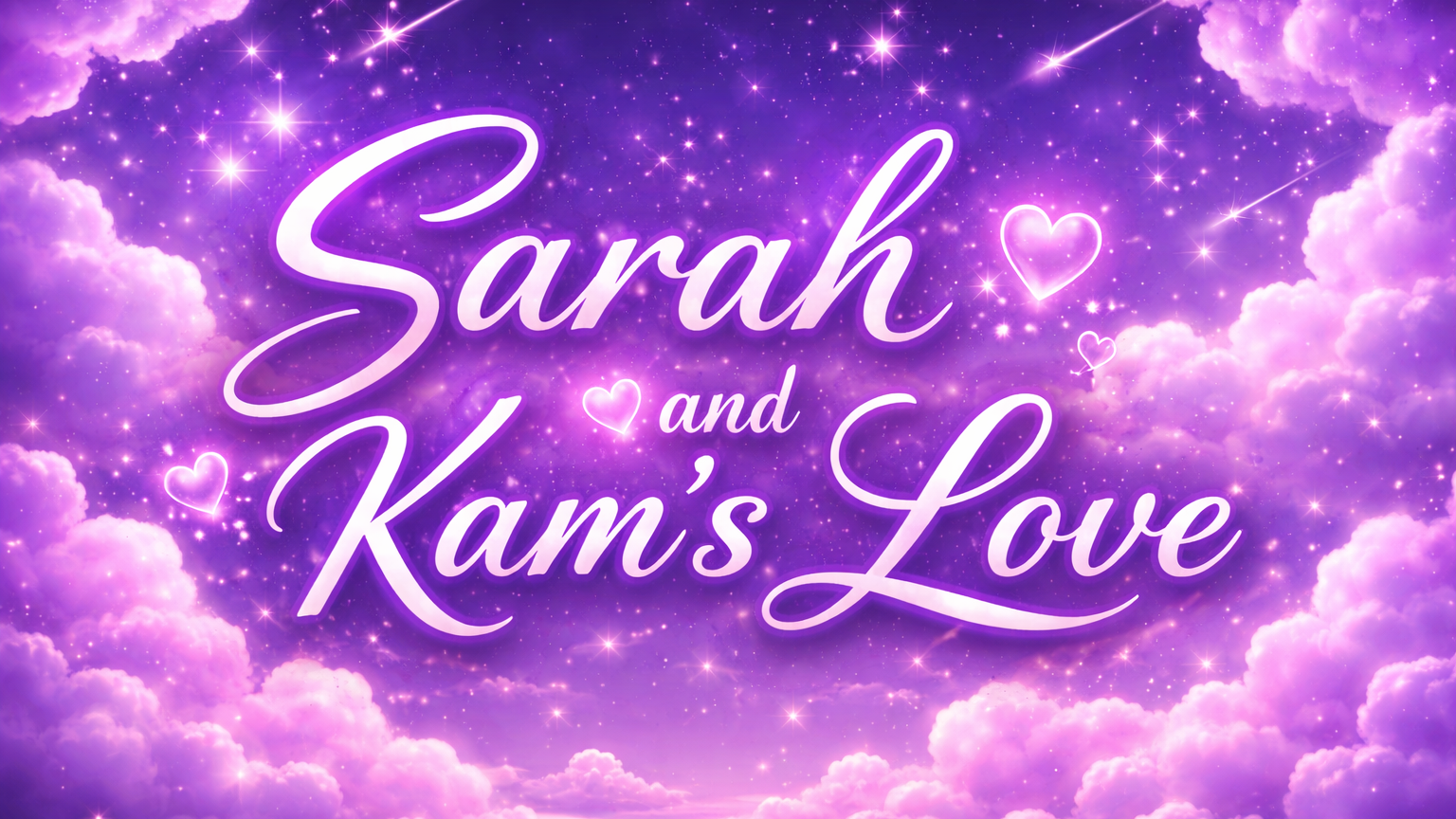 Sarah and kam's loveのバナー