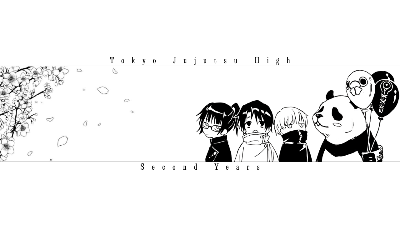 Tokyo Jujutsu High Second Yearsのバナー