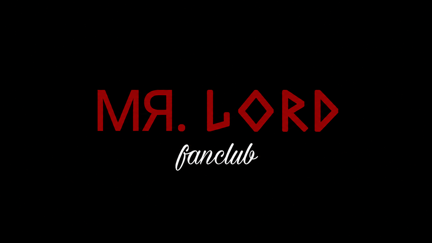 MR LORD fanclubのバナー