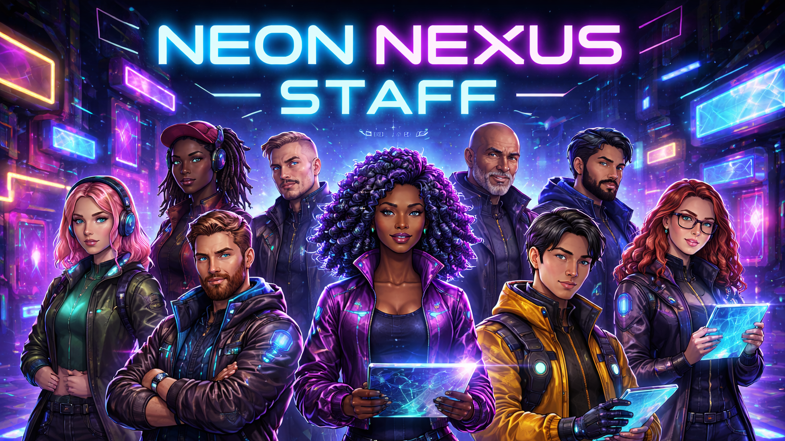 Neon nexus Staffのバナー