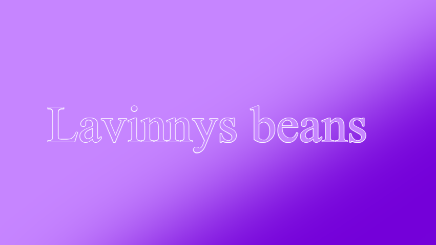 Lavinny's beansのバナー