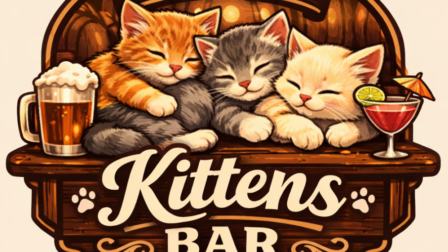 Lazykittens barのバナー